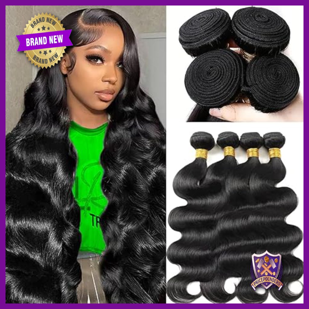 4 Bundle Body Wave Human Hair Extensions 18-24 Inch Brazilian Virgin Hair